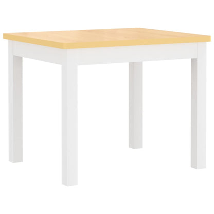 4-Delige Kindertafel- En Stoelenset Mdf