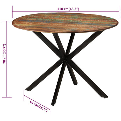 Eettafel Ø110X78 Cm En Staal