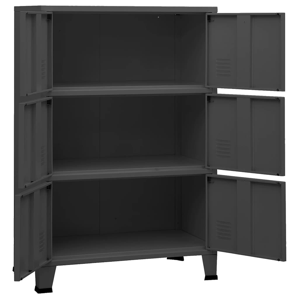 Opbergkast Industrieel 70X40X Metaal Kleurig