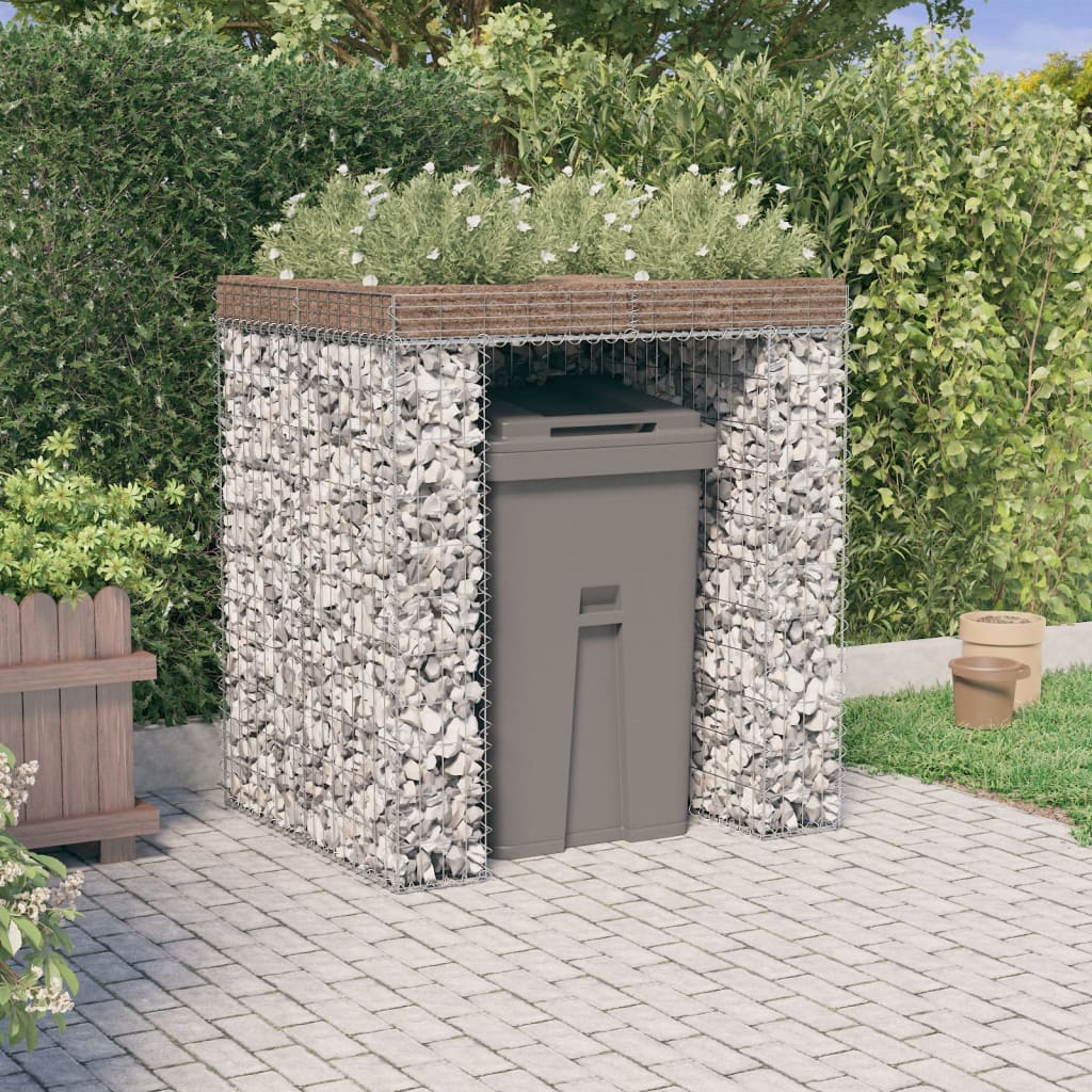 Schanskorf Voor Vuilnisbak 192X91X120 Cm Gegalvaniseerd Ijzer