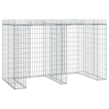 Schanskorf Voor Vuilnisbak 192X91X120 Cm Gegalvaniseerd Ijzer