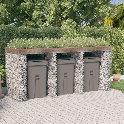 Schanskorf Voor Vuilnisbak 192X91X120 Cm Gegalvaniseerd Ijzer