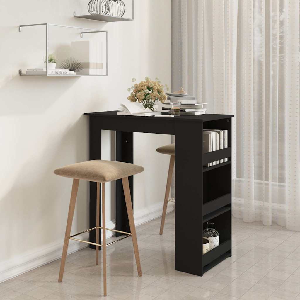 Bartafel Met Opbergrek 102X50X103,5 Cm Kleurig