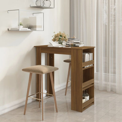 Bartafel Met Opbergrek 102X50X103,5 Cm Kleurig