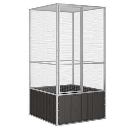 Vogelkooi 213,5X217,5X211,5 Cm Gegalvaniseerd Staal