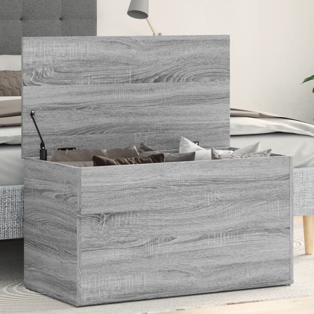 Opslagdoos Met Opslag Bewerkt Hout