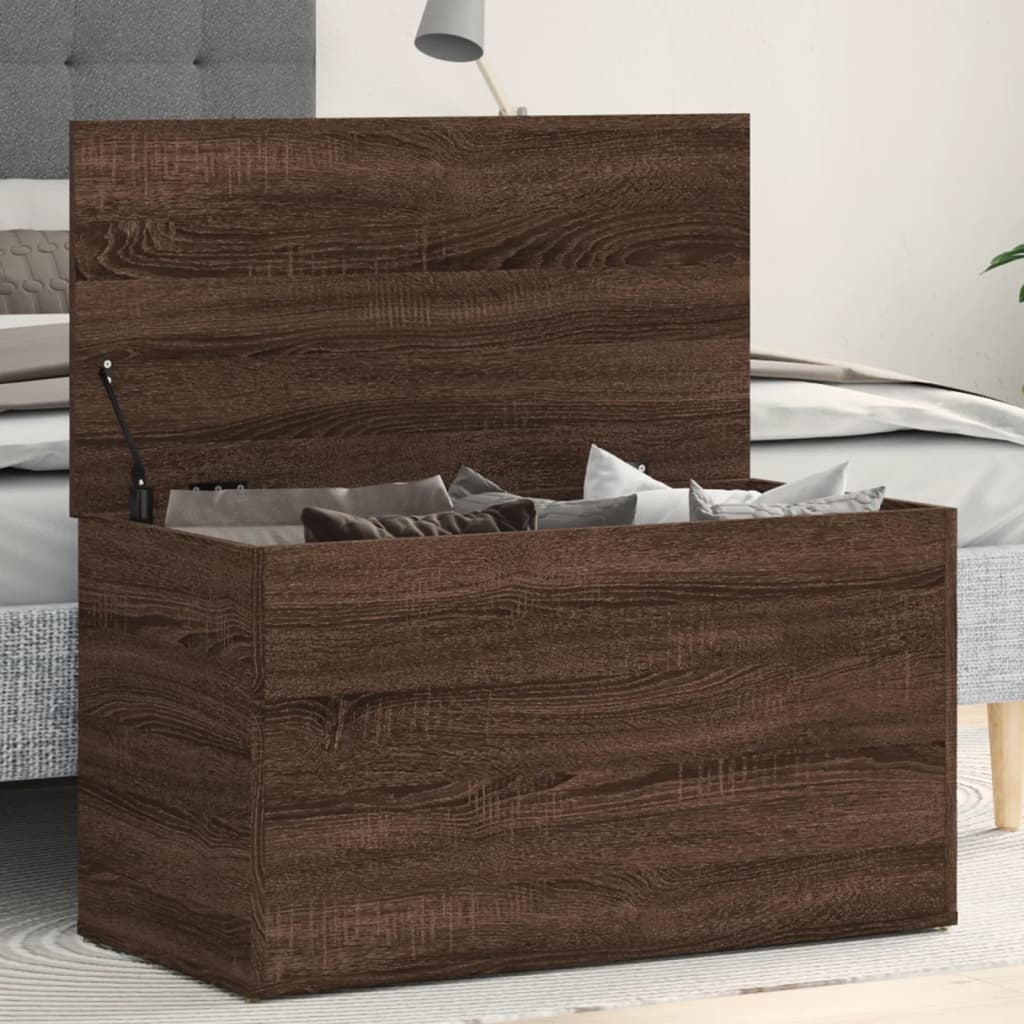 Opslagdoos Met Opslag Bewerkt Hout