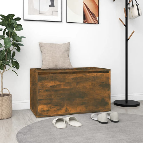 Halbankje 80X40X45 Cm Bewerkt Hout Kleurig