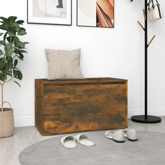 Halbankje 80X40X45 Cm Bewerkt Hout Kleurig
