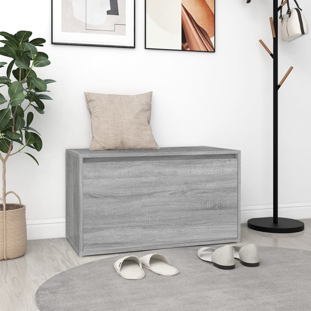 Halbankje 80X40X45 Cm Bewerkt Hout Kleurig