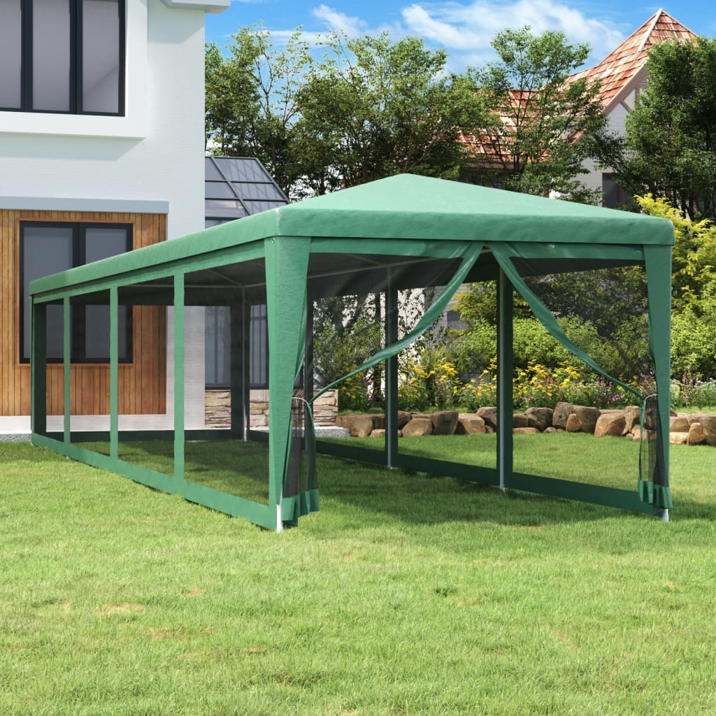 Partytent Met 10 Mesh Zijwanden Hdpe