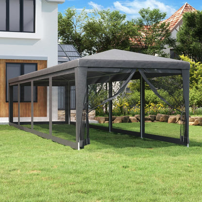 Partytent Met 10 Mesh Zijwanden Hdpe