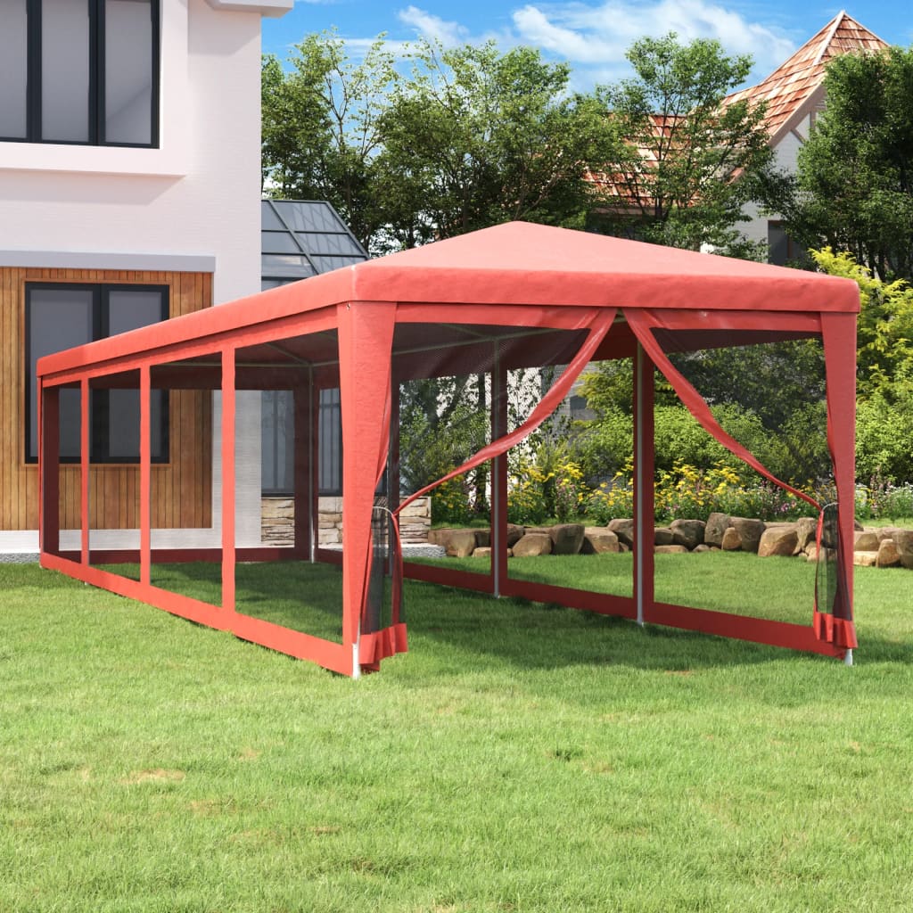 Partytent Met 10 Mesh Zijwanden Hdpe