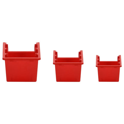 Sorteersysteemset 77X39 Cm Polypropeen Rood En Zwart