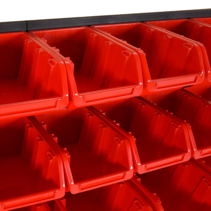 Sorteersysteemset 77X39 Cm Polypropeen Rood En Zwart