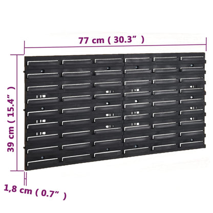 Sorteersysteemset 77X39 Cm Polypropeen Rood En Zwart
