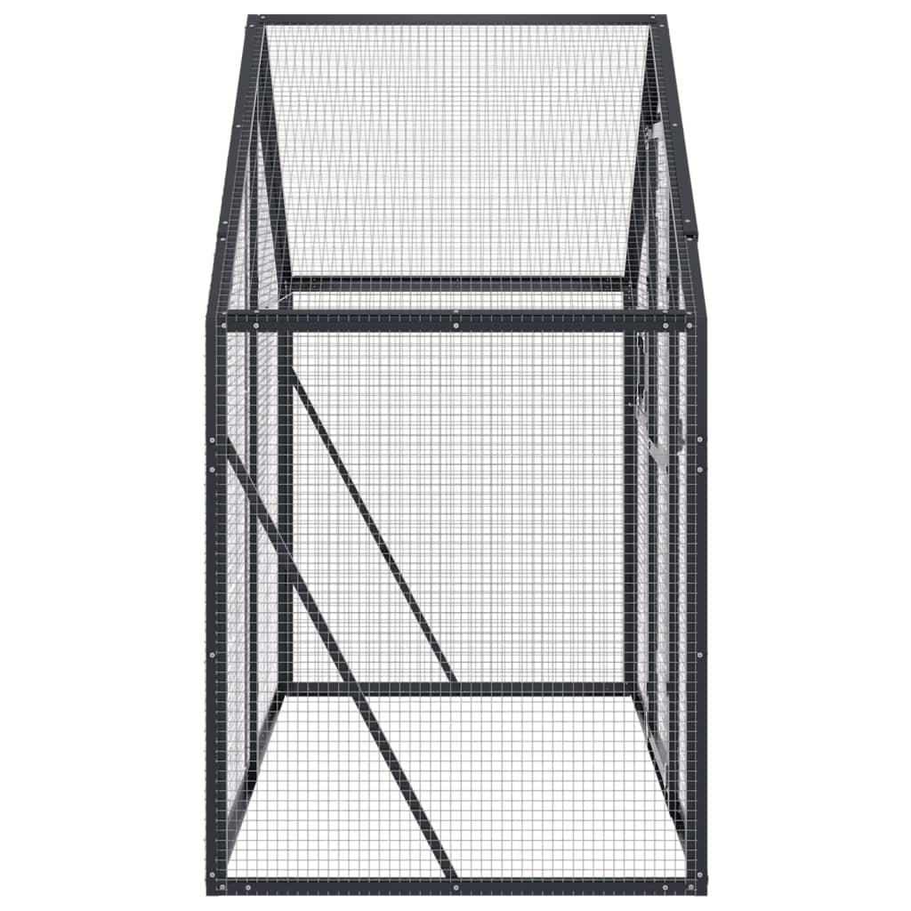 Volière 179X100X185 M Aluminium Kleurig