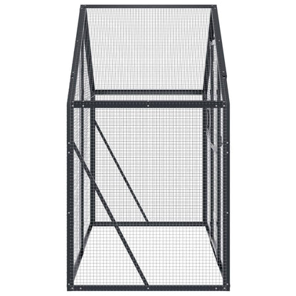 Volière 179X100X185 M Aluminium Kleurig