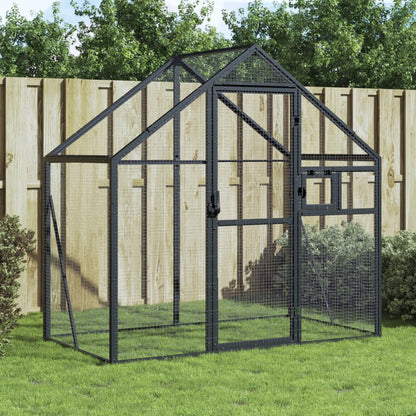 Volière 179X100X185 M Aluminium Kleurig