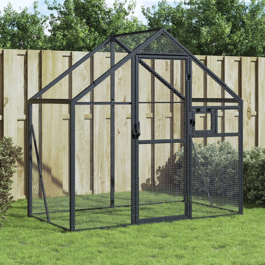 Volière 179X100X185 M Aluminium Kleurig