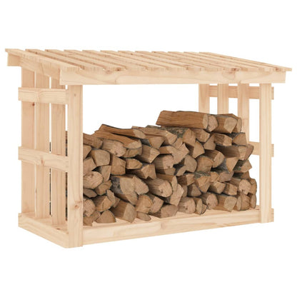 Haardhoutrek 108X64,5X77 Cm Massief Grenenhout Wit