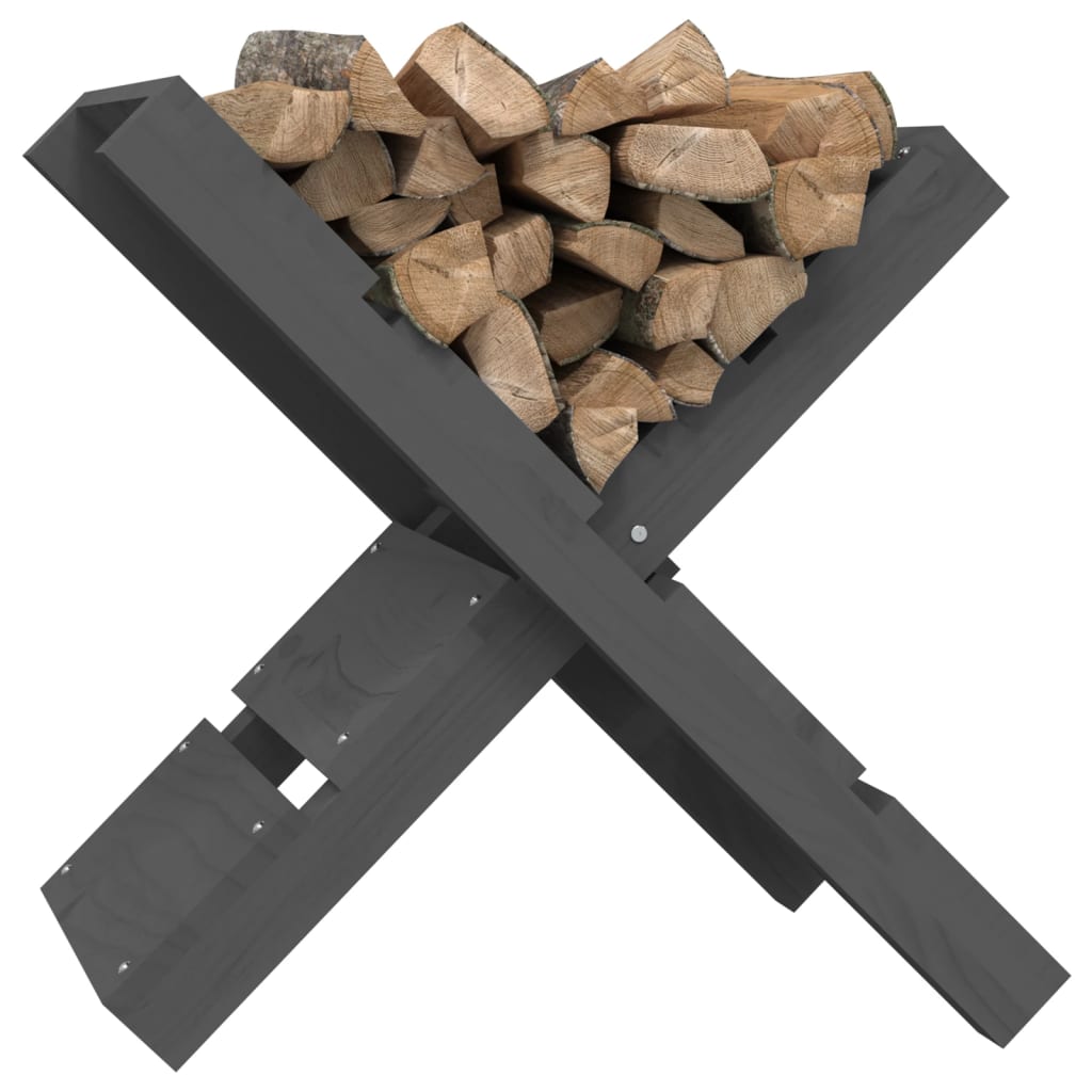 Houtblokhouder 47X39,5X48 Cm Massief Grenenhout
