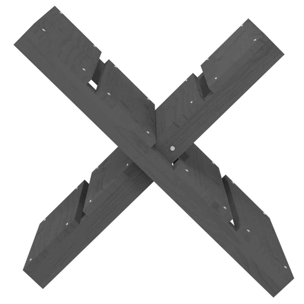 Houtblokhouder 47X39,5X48 Cm Massief Grenenhout