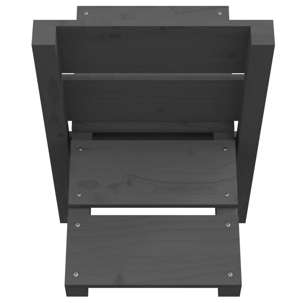 Houtblokhouder 47X39,5X48 Cm Massief Grenenhout