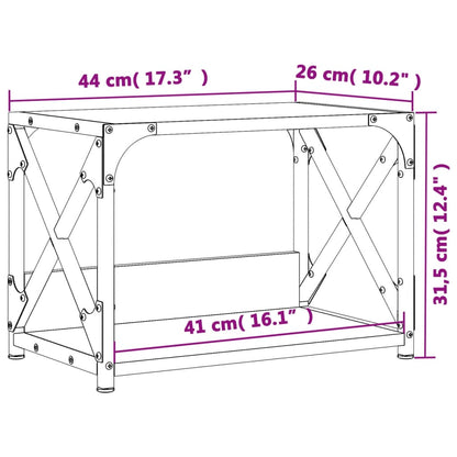 Printerstandaard 44X26X31,5 Cm Bewerkt Hout