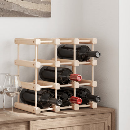 Wijnrek Voor 20 Flessen 46,5X23X46,5 Cm Massief Grenenhout