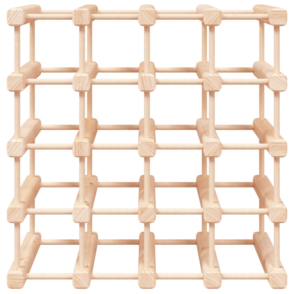 Wijnrek Voor 20 Flessen 46,5X23X46,5 Cm Massief Grenenhout