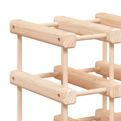 Wijnrek Voor 20 Flessen 46,5X23X46,5 Cm Massief Grenenhout