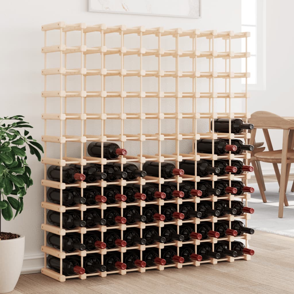 Wijnrek Voor 20 Flessen 46,5X23X46,5 Cm Massief Grenenhout