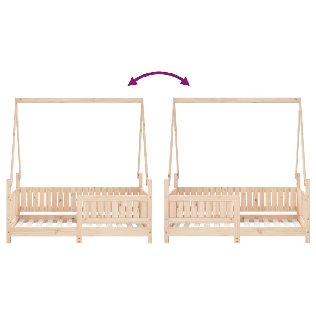 Kinderbedframe Massief Grenenhout