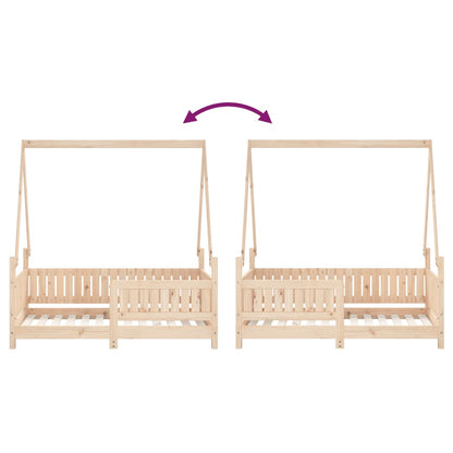 Kinderbedframe Massief Grenenhout