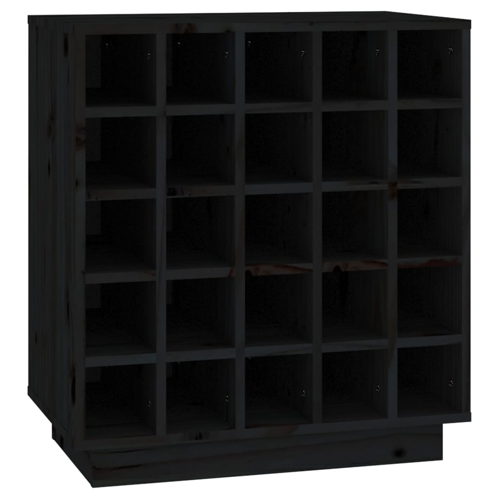 Wijnkast 55,5X34X61 Cm Massief Grenenhout