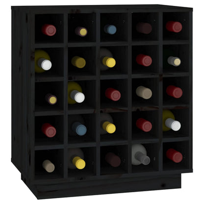 Wijnkast 55,5X34X61 Cm Massief Grenenhout