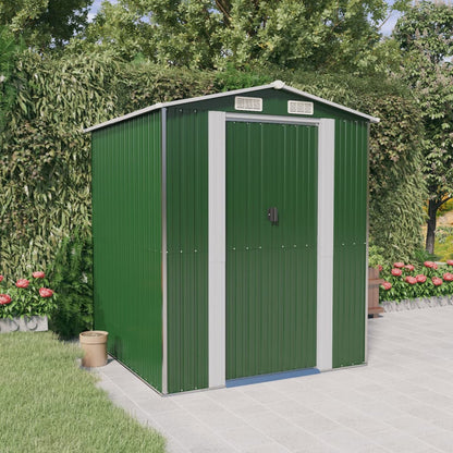 Tuinschuur Gegalvaniseerd Staal Groen