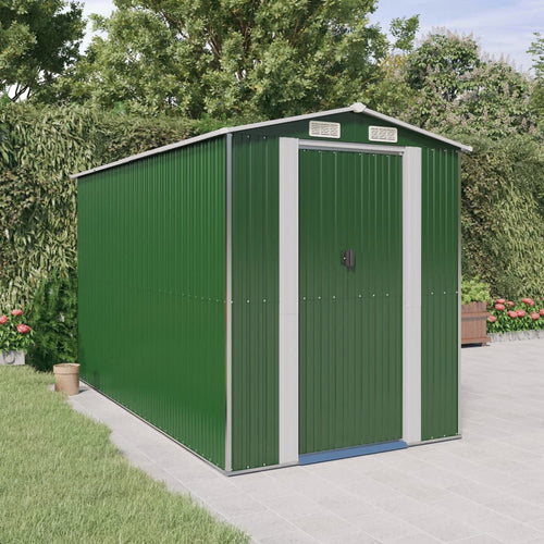 Tuinschuur Gegalvaniseerd Staal Groen