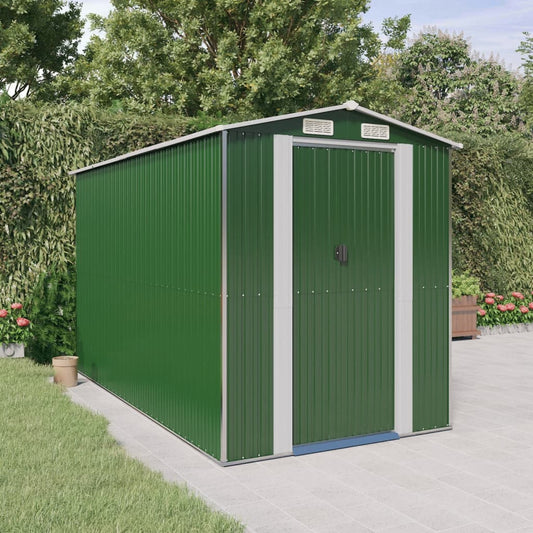 Tuinschuur Gegalvaniseerd Staal Groen