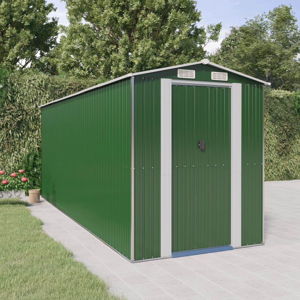 Tuinschuur Gegalvaniseerd Staal Groen