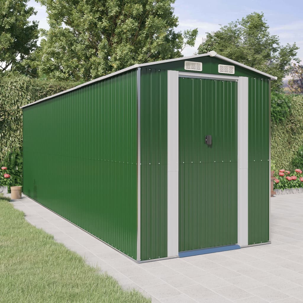 Tuinschuur Gegalvaniseerd Staal Groen