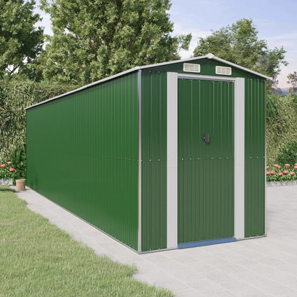 Tuinschuur Gegalvaniseerd Staal Groen