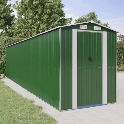 Tuinschuur Gegalvaniseerd Staal Groen