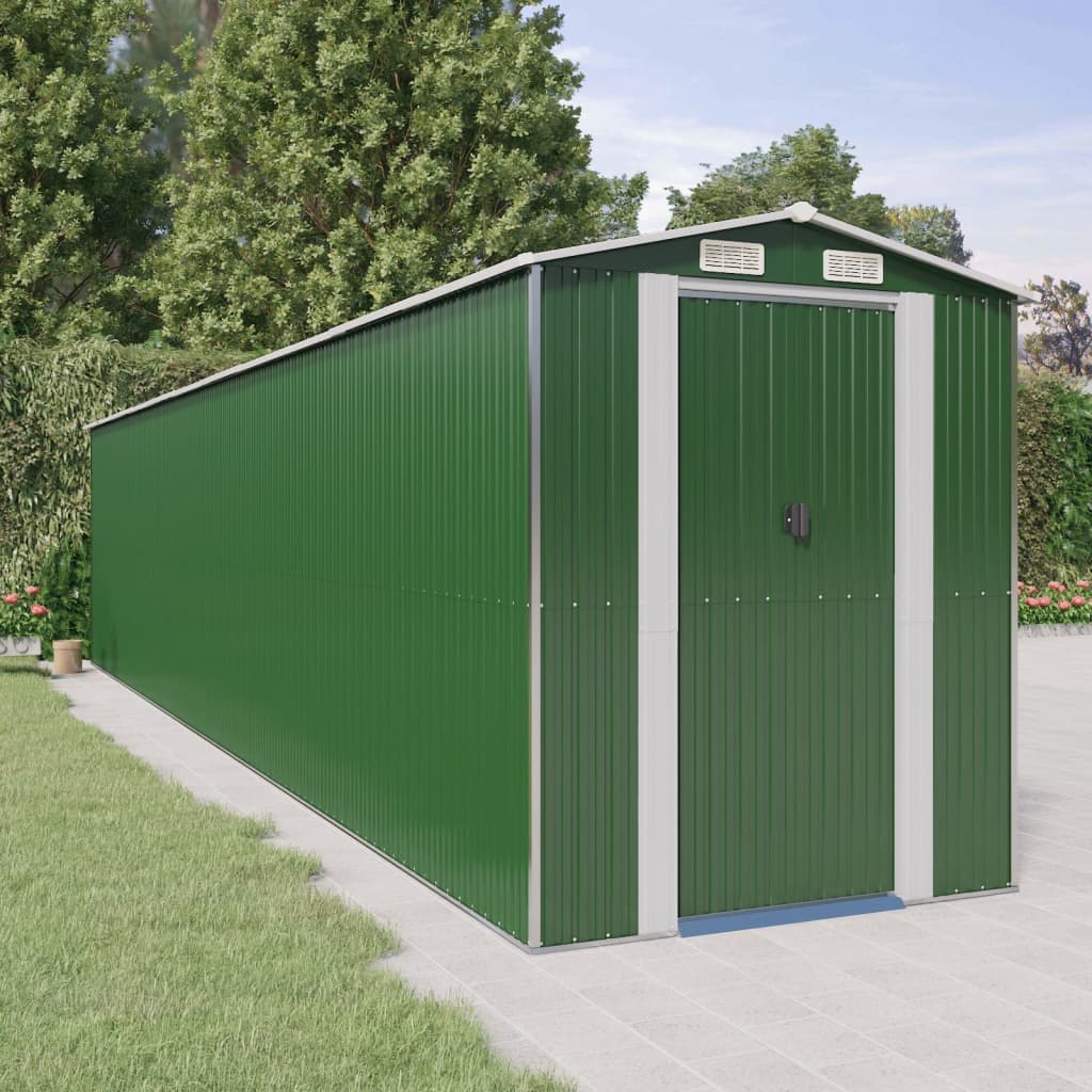 Tuinschuur Gegalvaniseerd Staal Groen