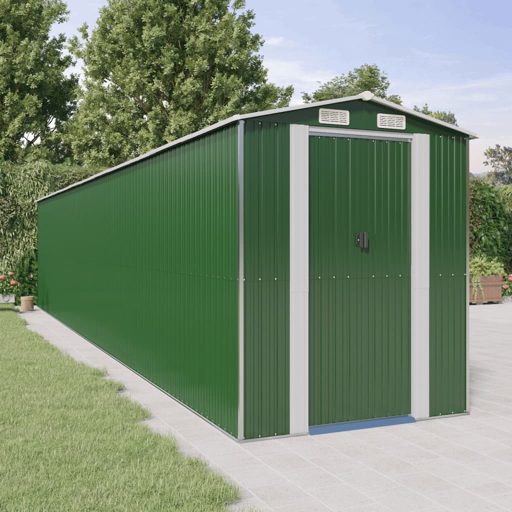 Tuinschuur Gegalvaniseerd Staal Groen