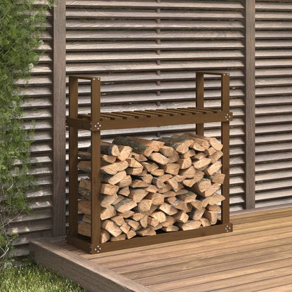 Haardhoutrek 110X35X108,5 Cm Massief Grenenhout Grijs