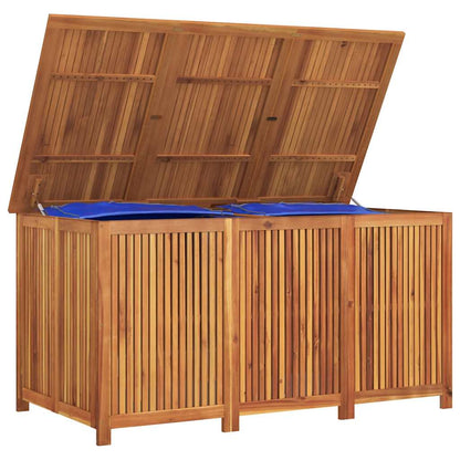 Tuinbox 150X80X75 Cm Massief Acaciahout Blauw