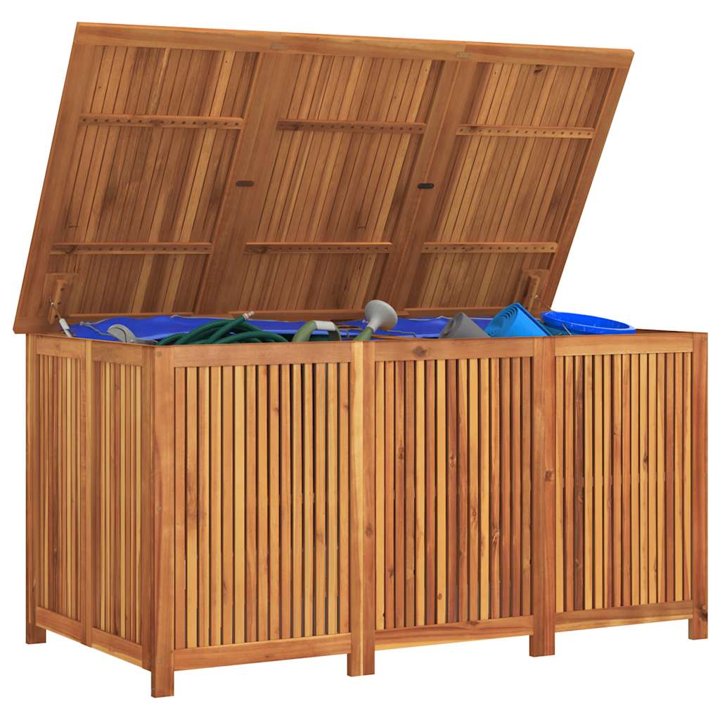 Tuinbox 150X80X75 Cm Massief Acaciahout Blauw