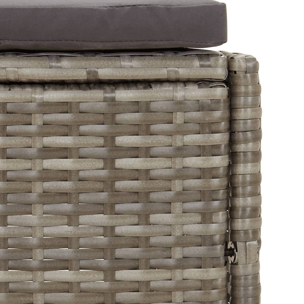 Hottub-Ombouw Poly Rattan Massief Acaciahout